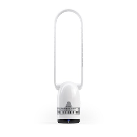 Mrcool MRBREEZE Silver Oval Bladeless Fan and Air Purifier MRFAN38PLOAG